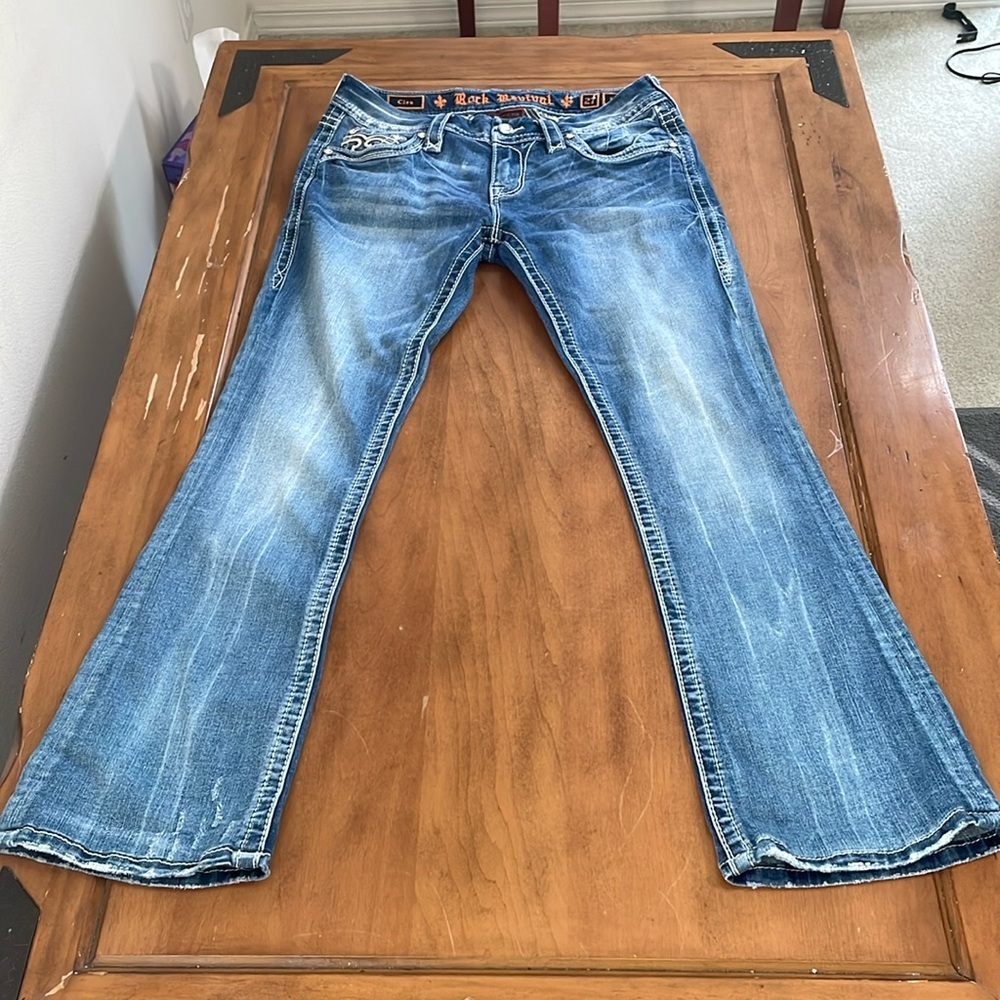 ROCK Revival Clea Easy Boot Jeans Size 27